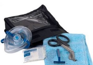 reanimatieset trauma kit met schaar beademingsmasker