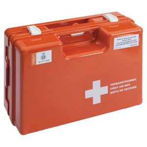 EHBO-koffer type A3 voor 10 personen eerste hulp verbandtrommel verbanddoos koffer verbandkoffer ophang op hangen systeem norm 2016 bhv