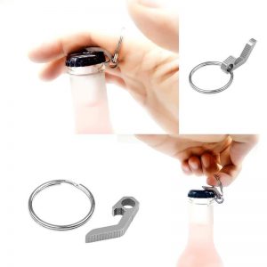 sleutelhanger flessenopener opener klein mini gadget Kleinste bieropener