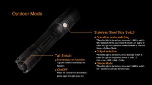 Fenix PD35 Tactical Edition zaklamp politie handhaving handhaver