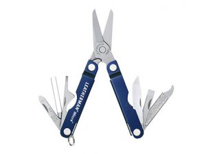 leatherman micra le 5889 groen rood blauw zilver leer leder nylon