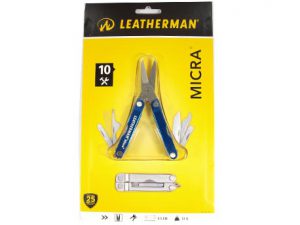 leatherman micra le 5889 groen rood blauw zilver leer leder nylon