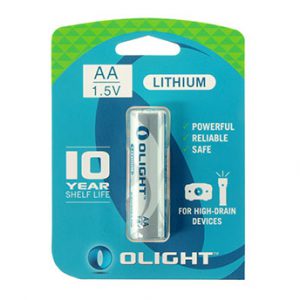 Olight AA Lithium battery 1.5 V 2900mAh