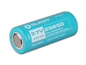 Olight RCR123A battery 3.7V 650mAh rechargeable