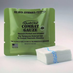 stop het bloeden set combat gauze quickclot cilox trauma kit terreur acute hulp first responce