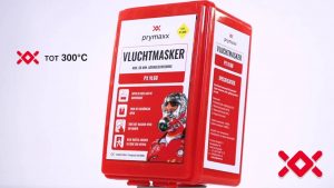 blus brand blusser blusmiddel blusdeken brandblusser escapemasker escape prymaxx onderhoudsvrij schuimblusser 10 jaar vluchtmakser vluchten masker brand vuur bhv escapemask escape mask bescherming gelaat gelaatsbescherming adembescherming