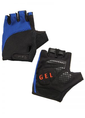 Vingerloze Fietshandschoen Blauw lederen handschoenen leer kwaliteit politie uniform handhaving motor fiets scooter windstopper sterk kwaliteit
