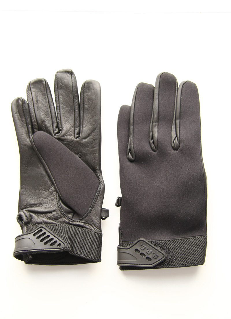 Accessoires Handschoenen & wanten Tuin Politie Tactische leren kevlar gevoerde handschoenen & werkhandschoenen 